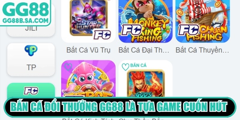 Bắn Cá Đổi Thưởng GG88 - Tiêu Diệt Sinh Vật, Kiếm Tiền Thật Bắn cá đổi thưởng GG88 là một tựa game cuốn hút và mới lạ