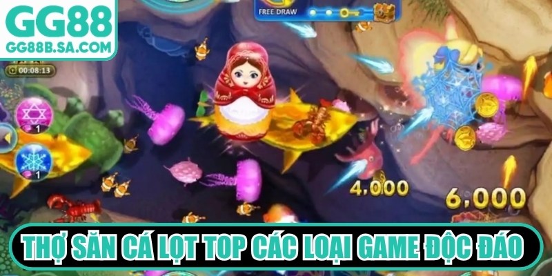 Các Loại Game Bắn Cá GG88 Được Yêu Thích Nhất Năm 2026 Thợ săn cá lọt top các loại game bắn cá GG88 độc đáo nhất